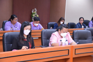 การประชุม คกก.ดำเนินการจัดงานทำบุญกลางบ้าน สืบสานประเพณีสงกรานต์เทพสตรี 66