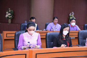 การประชุม คกก.ดำเนินการจัดงานทำบุญกลางบ้าน สืบสานประเพณีสงกรานต์เทพสตรี 66