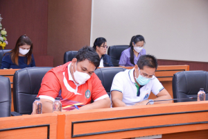 การประชุม คกก.ดำเนินการจัดงานทำบุญกลางบ้าน สืบสานประเพณีสงกรานต์เทพสตรี 66