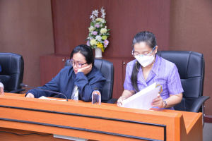 การประชุม คกก.ดำเนินการจัดงานทำบุญกลางบ้าน สืบสานประเพณีสงกรานต์เทพสตรี 66
