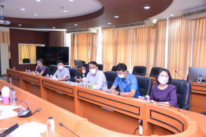 การประชุม คกก.ดำเนินการจัดงานทำบุญกลางบ้าน สืบสานประเพณีสงกรานต์เทพสตรี 66