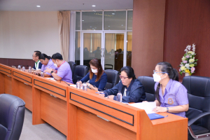 การประชุม คกก.ดำเนินการจัดงานทำบุญกลางบ้าน สืบสานประเพณีสงกรานต์เทพสตรี 66