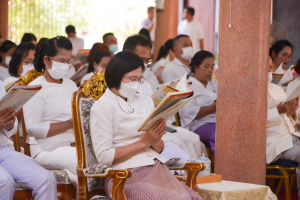 มรท. ร่วมพิธีเจริญพระพุทธมนต์เฉลิมพระเกียรติ พระบาทสมเด็จพระเจ้าอยู่หัว สมเด็จพระนางเจ้าสิริกิติ์ พระบรมราชินีนาถ พระบรมราชชนนีพันปีหลวง และสมเด็จพระนางเจ้าฯ พระบรมราชินี ครั้งที่ 2