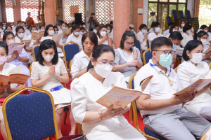 มรท. ร่วมพิธีเจริญพระพุทธมนต์เฉลิมพระเกียรติ พระบาทสมเด็จพระเจ้าอยู่หัว สมเด็จพระนางเจ้าสิริกิติ์ พระบรมราชินีนาถ พระบรมราชชนนีพันปีหลวง และสมเด็จพระนางเจ้าฯ พระบรมราชินี ครั้งที่ 2