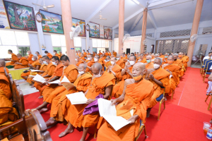 มรท. ร่วมพิธีเจริญพระพุทธมนต์เฉลิมพระเกียรติ พระบาทสมเด็จพระเจ้าอยู่หัว สมเด็จพระนางเจ้าสิริกิติ์ พระบรมราชินีนาถ พระบรมราชชนนีพันปีหลวง และสมเด็จพระนางเจ้าฯ พระบรมราชินี ครั้งที่ 2