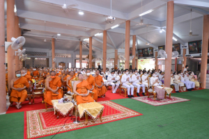 มรท. ร่วมพิธีเจริญพระพุทธมนต์เฉลิมพระเกียรติ พระบาทสมเด็จพระเจ้าอยู่หัว สมเด็จพระนางเจ้าสิริกิติ์ พระบรมราชินีนาถ พระบรมราชชนนีพันปีหลวง และสมเด็จพระนางเจ้าฯ พระบรมราชินี ครั้งที่ 2