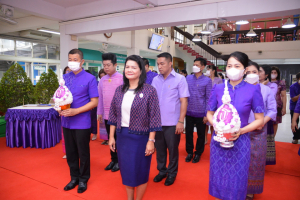 สำนักวิทยบริการฯ จัดพิธีเนื่องในวันคล้ายวันพระราชสมภพสมเด็จพระกนิษฐาธิราชเจ้า กรมสมเด็จพระเทพรัตนราชสุดาฯ สยามบรมราชกุมารี