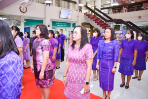 สำนักวิทยบริการฯ จัดพิธีเนื่องในวันคล้ายวันพระราชสมภพสมเด็จพระกนิษฐาธิราชเจ้า กรมสมเด็จพระเทพรัตนราชสุดาฯ สยามบรมราชกุมารี