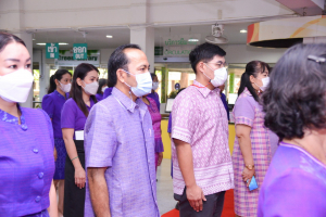 สำนักวิทยบริการฯ จัดพิธีเนื่องในวันคล้ายวันพระราชสมภพสมเด็จพระกนิษฐาธิราชเจ้า กรมสมเด็จพระเทพรัตนราชสุดาฯ สยามบรมราชกุมารี