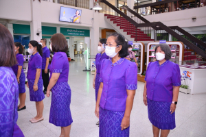 สำนักวิทยบริการฯ จัดพิธีเนื่องในวันคล้ายวันพระราชสมภพสมเด็จพระกนิษฐาธิราชเจ้า กรมสมเด็จพระเทพรัตนราชสุดาฯ สยามบรมราชกุมารี