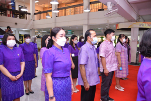 สำนักวิทยบริการฯ จัดพิธีเนื่องในวันคล้ายวันพระราชสมภพสมเด็จพระกนิษฐาธิราชเจ้า กรมสมเด็จพระเทพรัตนราชสุดาฯ สยามบรมราชกุมารี