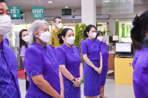 สำนักวิทยบริการฯ จัดพิธีเนื่องในวันคล้ายวันพระราชสมภพสมเด็จพระกนิษฐาธิราชเจ้า กรมสมเด็จพระเทพรัตนราชสุดาฯ สยามบรมราชกุมารี