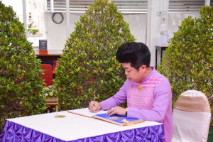 สำนักวิทยบริการฯ จัดพิธีเนื่องในวันคล้ายวันพระราชสมภพสมเด็จพระกนิษฐาธิราชเจ้า กรมสมเด็จพระเทพรัตนราชสุดาฯ สยามบรมราชกุมารี