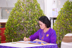 สำนักวิทยบริการฯ จัดพิธีเนื่องในวันคล้ายวันพระราชสมภพสมเด็จพระกนิษฐาธิราชเจ้า กรมสมเด็จพระเทพรัตนราชสุดาฯ สยามบรมราชกุมารี