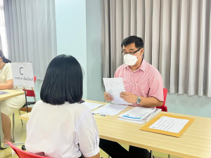 มรท. จัดสอบสัมภาษณ์ นศ.ภาคปกติ รอบที่ 2 รับตรงทั่วไป/Portfolio ประจำปีการศึกษา 2566