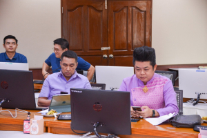 การประชุมหารือการบริหารจัดการสถานีชาร์จรถยนต์ไฟฟ้าของมหาวิทยาลัย