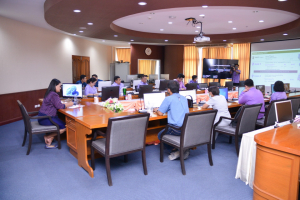 การประชุมหารือการบริหารจัดการสถานีชาร์จรถยนต์ไฟฟ้าของมหาวิทยาลัย