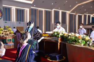 รร.สาธิต มรท. จัดพิธีมอบประกาศนียบัตรการสำเร็จการศึกษาแก่นักเรียนสาธิต ม.3 และ ม.6 ประจำปีการศึกษา 2565