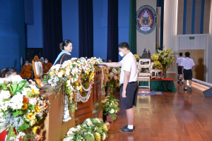 รร.สาธิต มรท. จัดพิธีมอบประกาศนียบัตรการสำเร็จการศึกษาแก่นักเรียนสาธิต ม.3 และ ม.6 ประจำปีการศึกษา 2565