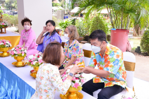 วจก. จัดกิจกรรมสืบสานประเพณีวันสงกรานต์และสานสัมพันธ์พี่น้องวิทยาการจัดการ