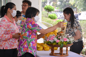 วจก. จัดกิจกรรมสืบสานประเพณีวันสงกรานต์และสานสัมพันธ์พี่น้องวิทยาการจัดการ