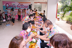วจก. จัดกิจกรรมสืบสานประเพณีวันสงกรานต์และสานสัมพันธ์พี่น้องวิทยาการจัดการ