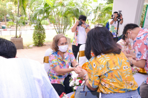วจก. จัดกิจกรรมสืบสานประเพณีวันสงกรานต์และสานสัมพันธ์พี่น้องวิทยาการจัดการ
