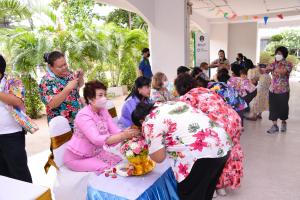 วจก. จัดกิจกรรมสืบสานประเพณีวันสงกรานต์และสานสัมพันธ์พี่น้องวิทยาการจัดการ