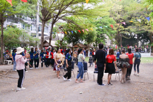 วจก. จัดกิจกรรมสืบสานประเพณีวันสงกรานต์และสานสัมพันธ์พี่น้องวิทยาการจัดการ