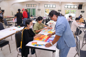 สำนักศิลปะและวัฒนธรรม ร่วมกับ กองทุนส่งเสริมงานวัฒนธรรม จัดอบรมแนวทางการสร้างสรรค์ผลงานสำหรับครูศิลปะ นวการลากและระบาย