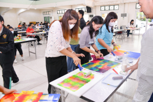 สำนักศิลปะและวัฒนธรรม ร่วมกับ กองทุนส่งเสริมงานวัฒนธรรม จัดอบรมแนวทางการสร้างสรรค์ผลงานสำหรับครูศิลปะ นวการลากและระบาย