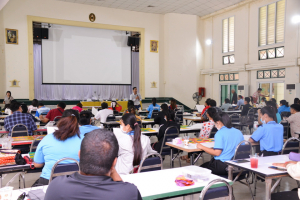 สำนักศิลปะและวัฒนธรรม ร่วมกับ กองทุนส่งเสริมงานวัฒนธรรม จัดอบรมแนวทางการสร้างสรรค์ผลงานสำหรับครูศิลปะ นวการลากและระบาย