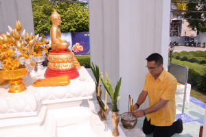 มรท. จัดงานทำบุญกลางบ้าน สืบสานประเพณีสงกรานต์