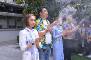มรท. จัดงานทำบุญกลางบ้าน สืบสานประเพณีสงกรานต์