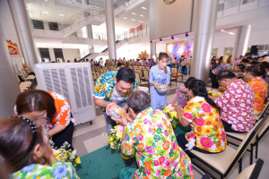 มรท. จัดงานทำบุญกลางบ้าน สืบสานประเพณีสงกรานต์