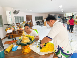 มรท. จัดงานทำบุญกลางบ้าน สืบสานประเพณีสงกรานต์