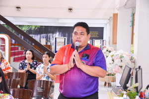 สำนักวิทยบริการฯ จัดพิธีทำบุญสืบสานประเพณีสงกรานต์ปีใหม่ไทย