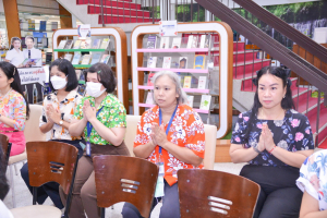 สำนักวิทยบริการฯ จัดพิธีทำบุญสืบสานประเพณีสงกรานต์ปีใหม่ไทย