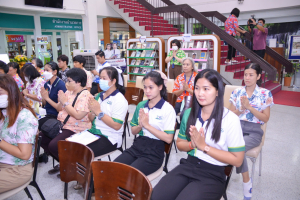 สำนักวิทยบริการฯ จัดพิธีทำบุญสืบสานประเพณีสงกรานต์ปีใหม่ไทย