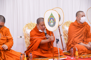 สำนักวิทยบริการฯ จัดพิธีทำบุญสืบสานประเพณีสงกรานต์ปีใหม่ไทย