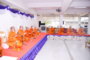 สำนักวิทยบริการฯ จัดพิธีทำบุญสืบสานประเพณีสงกรานต์ปีใหม่ไทย