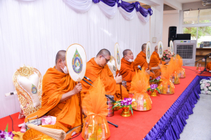 สำนักวิทยบริการฯ จัดพิธีทำบุญสืบสานประเพณีสงกรานต์ปีใหม่ไทย