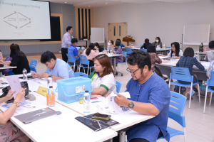 คณะครุศาสตร์ จัดอบรมการพัฒนาศักยภาพการจัดการเรียนการสอนของอาจารย์ผู้สอนนักศึกษาครูด้วยกระบวนการ Design Thinking