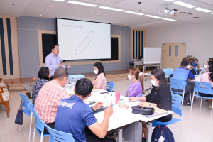 คณะครุศาสตร์ จัดอบรมการพัฒนาศักยภาพการจัดการเรียนการสอนของอาจารย์ผู้สอนนักศึกษาครูด้วยกระบวนการ Design Thinking