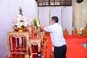 คณะวิทยาศาสตร์ฯ จัดพิธีทำบุญประจำปี สืบสานวัฒนธรรมไทยประเพณีวันสงกรานต์