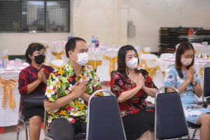 คณะวิทยาศาสตร์ฯ จัดพิธีทำบุญประจำปี สืบสานวัฒนธรรมไทยประเพณีวันสงกรานต์
