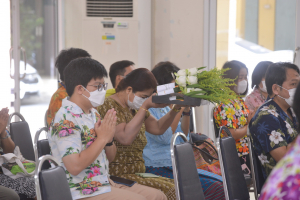 คณะวิทยาศาสตร์ฯ จัดพิธีทำบุญประจำปี สืบสานวัฒนธรรมไทยประเพณีวันสงกรานต์
