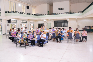 คณะวิทยาศาสตร์ฯ จัดพิธีทำบุญประจำปี สืบสานวัฒนธรรมไทยประเพณีวันสงกรานต์