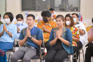 คณะวิทยาศาสตร์ฯ จัดพิธีทำบุญประจำปี สืบสานวัฒนธรรมไทยประเพณีวันสงกรานต์
