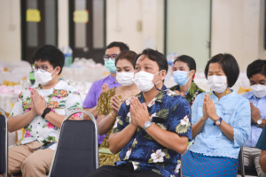 คณะวิทยาศาสตร์ฯ จัดพิธีทำบุญประจำปี สืบสานวัฒนธรรมไทยประเพณีวันสงกรานต์